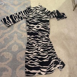 H&M long sleeve striped dress